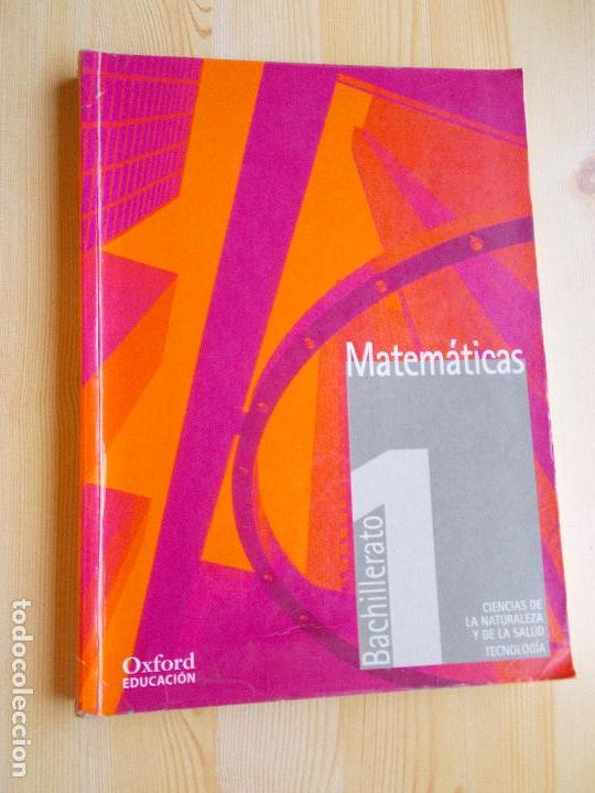 Matemáticas 1º Bachillerato Oxford Bachillerato