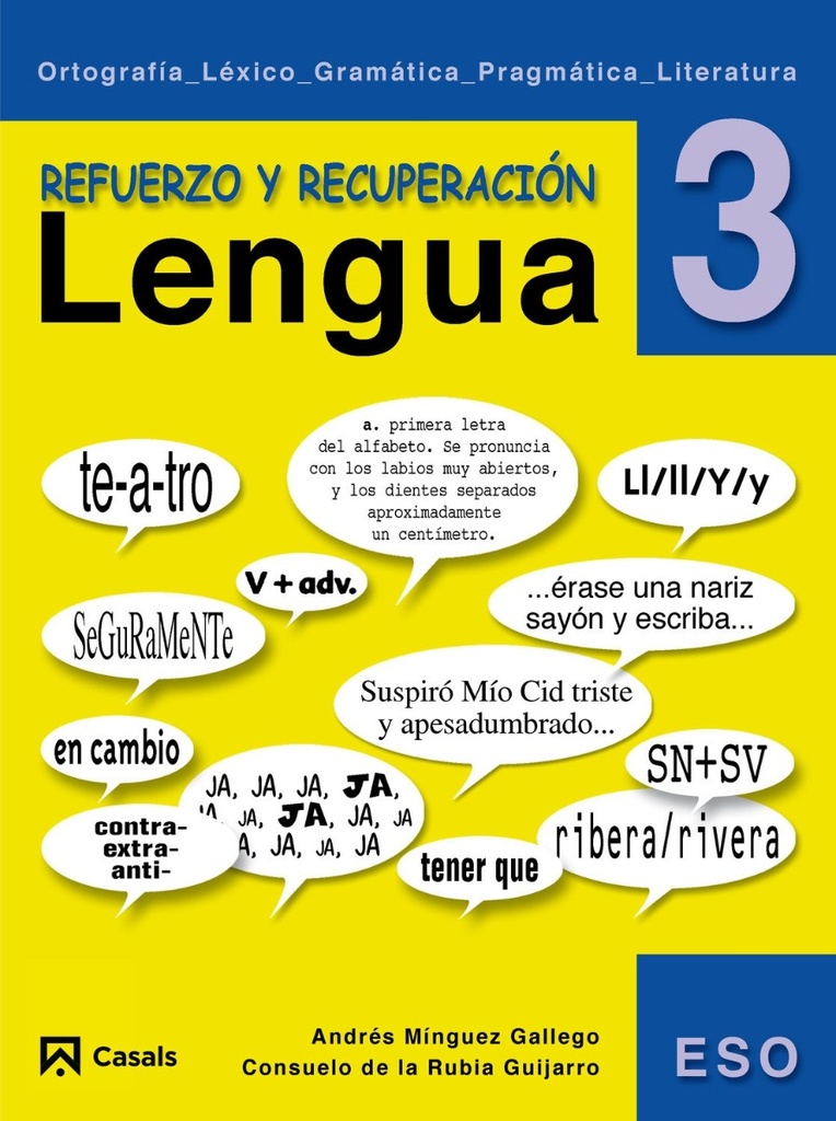Refuerzo y recuperación. Lengua 3 (Cuadernos ESO)