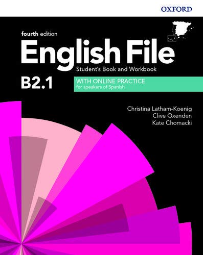 ENGLISH FILE B2.1 STUDENT S BOOK WORK BOOK WITH KEY PACK (4TH EDI TION)