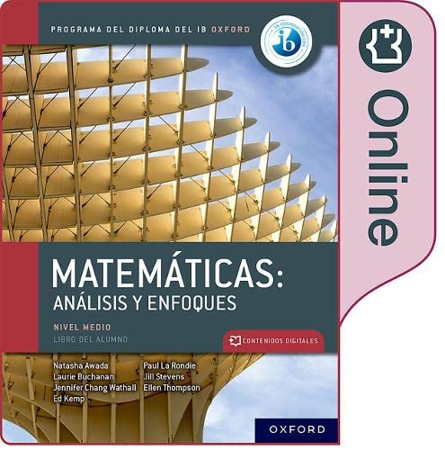 NEW DP Matemáticas: análisis y enfoques, nivel medio, libro digital ampliado