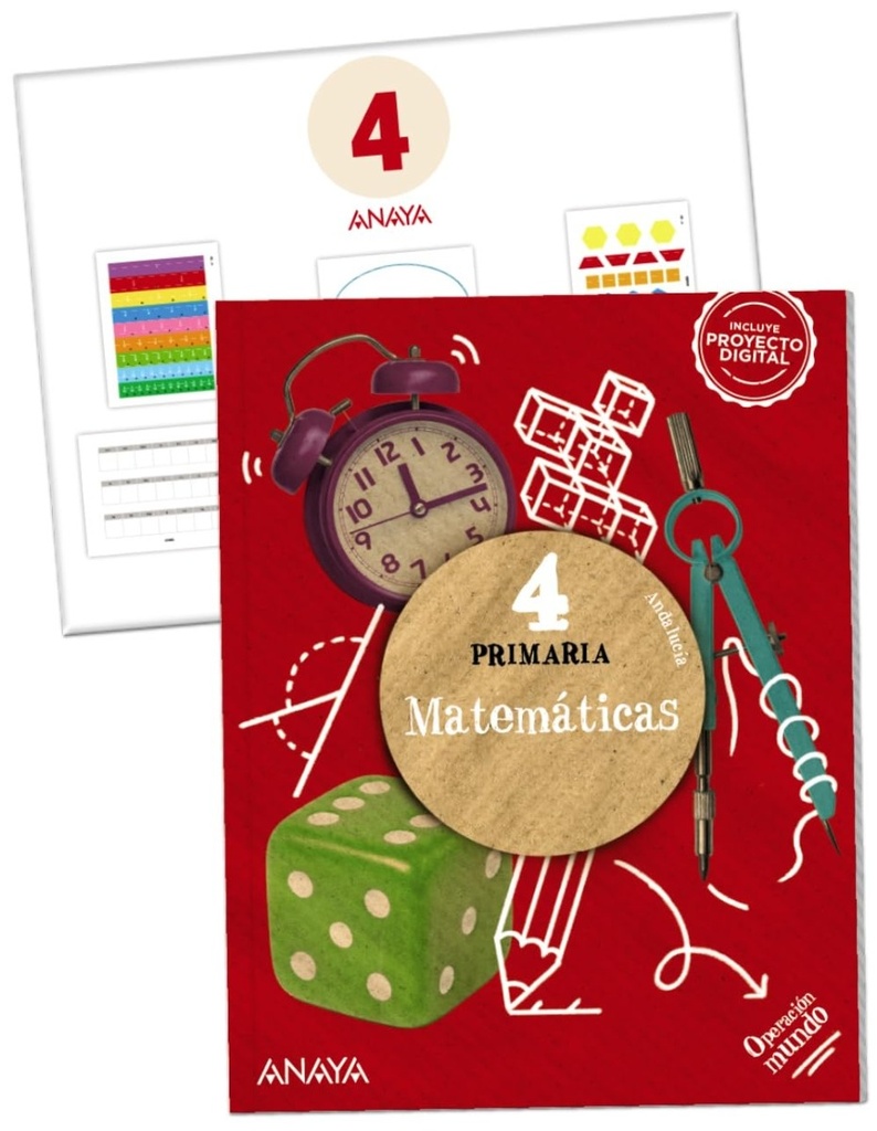 Matemáticas 4 Primaria (Operación Mundo) Andalucía
