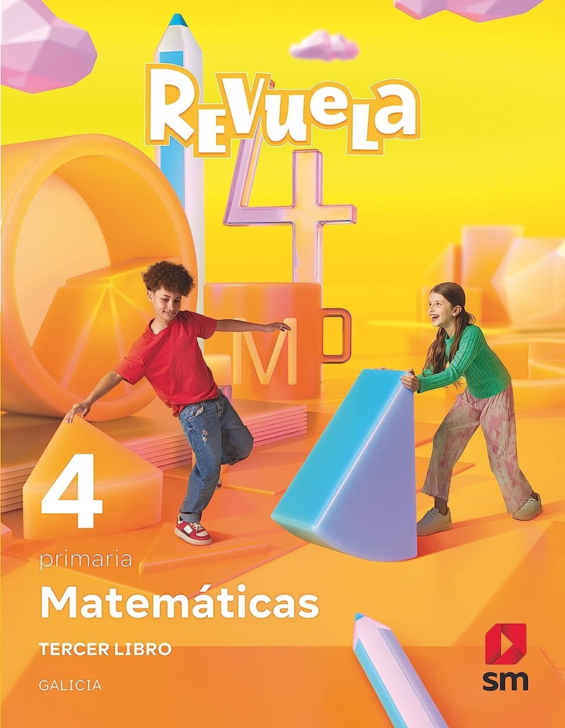 Matemáticas. Trimestres temáticos. 4 Primaria. Revuela. Galicia