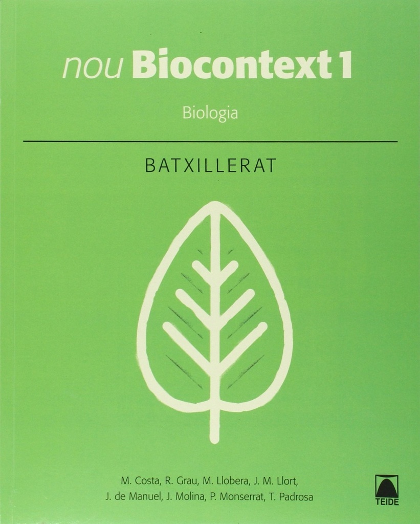 Nou Biocontext 1. Biologia - edició 2016&nbsp;