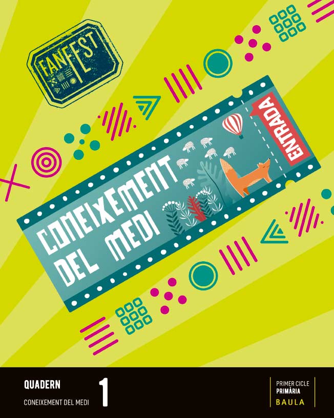 Quadern Coneixement del medi 1r Primària Fanfest - Espiral