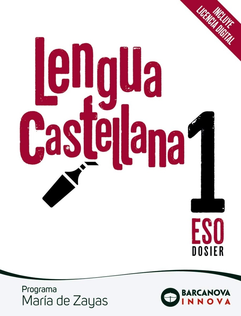 María de Zayas 1 ESO. Lengua castellana: Novetat (Innova)