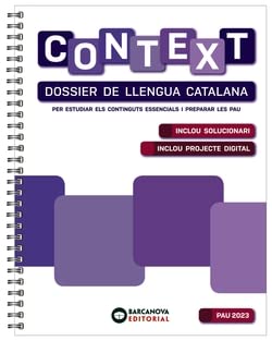 Context. Dossier de Llengua catalana per a les Pau 2022