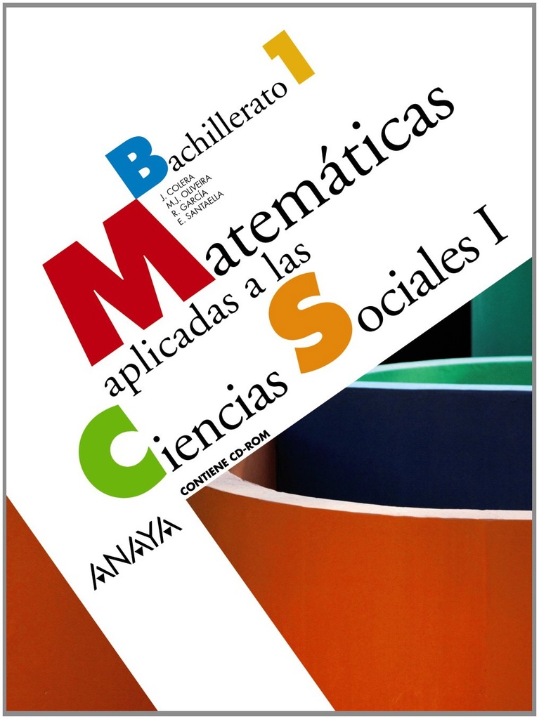 Matemáticas aplicadas a las Ciencias Sociales I.