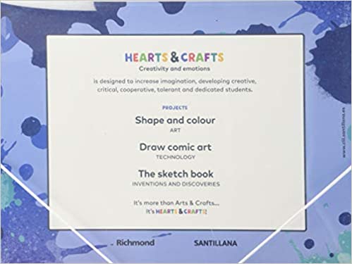 HEARTS & CRAFTS BLUE  NOTEBOOK I 6PRIMARIA