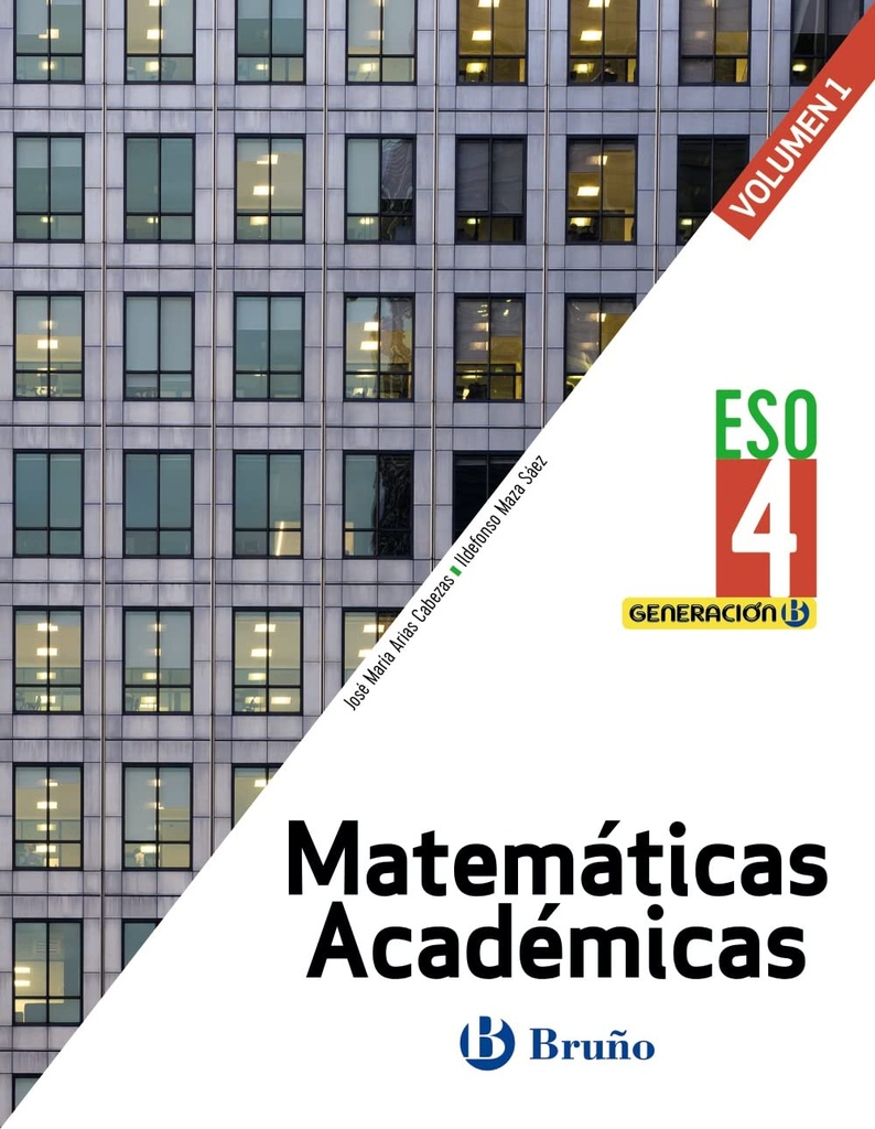 Generación B Matemáticas Académicas 4 ESO 3 volúmenes