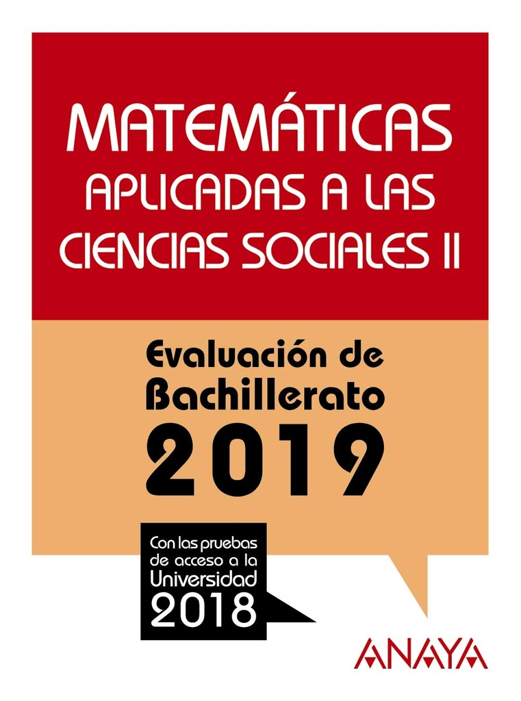 Matemáticas aplicadas a las Ciencias Sociales II.