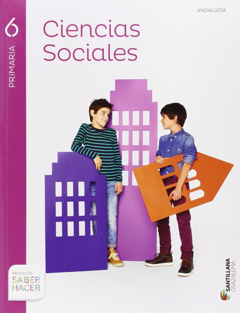 CIENCIAS SOCIALES + ATLAS 6 PRIMARIA GRAZALEMA ANDALUCIA