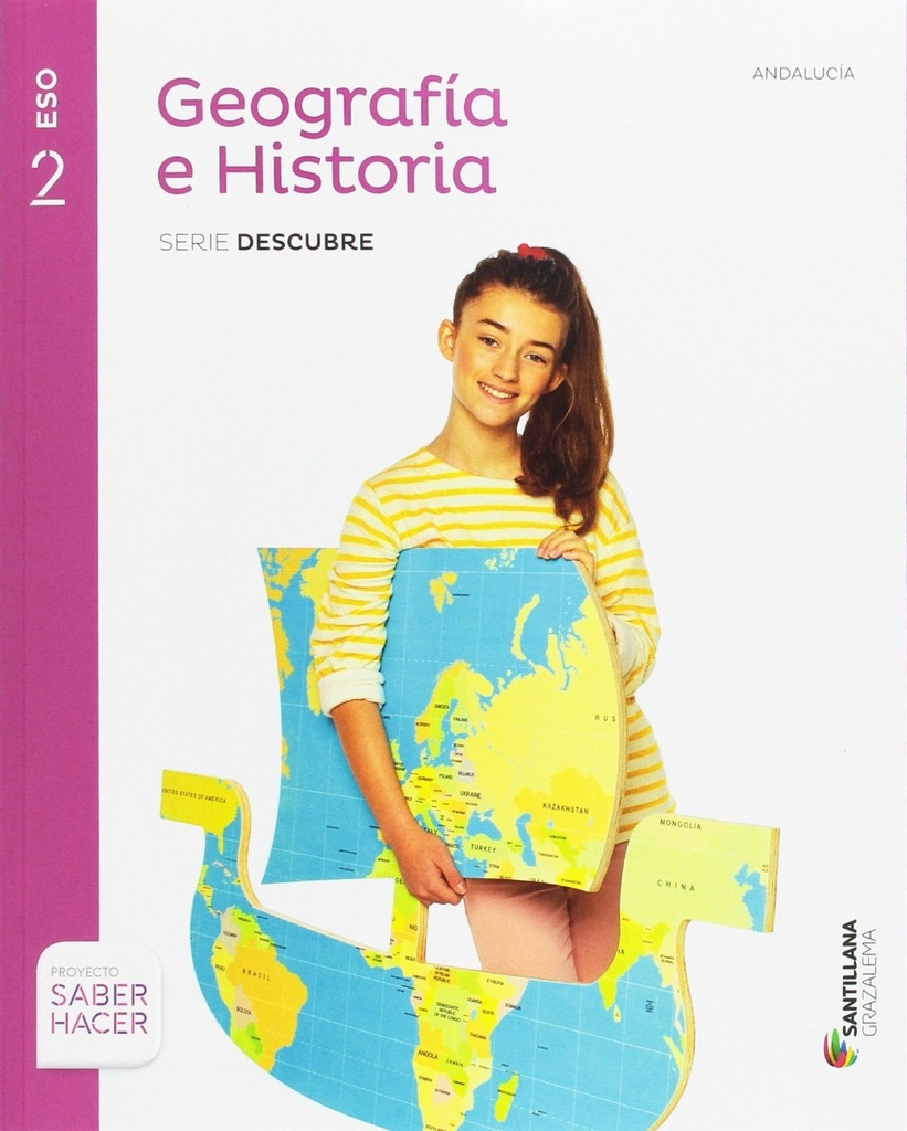 GEOGRAFIA E HISTORIA SERIE DESCUBRE 2 ESO SABER HACER ANDALUCÍA