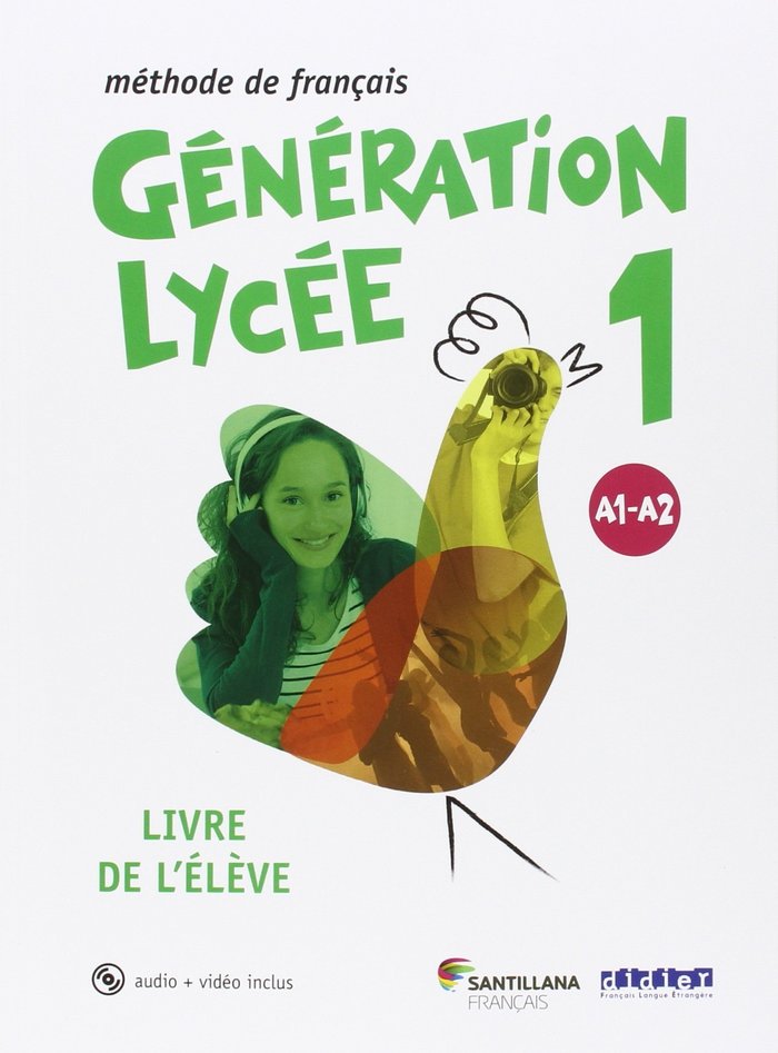 GENERATION LYCEE A1/A2 ELEVE+CD+DVD