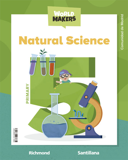 NATURAL SCIENCE STD BOOK MADRID 5 PRIMARY WORLD MAKERS (CONSTRUYENDO MUNDOS)