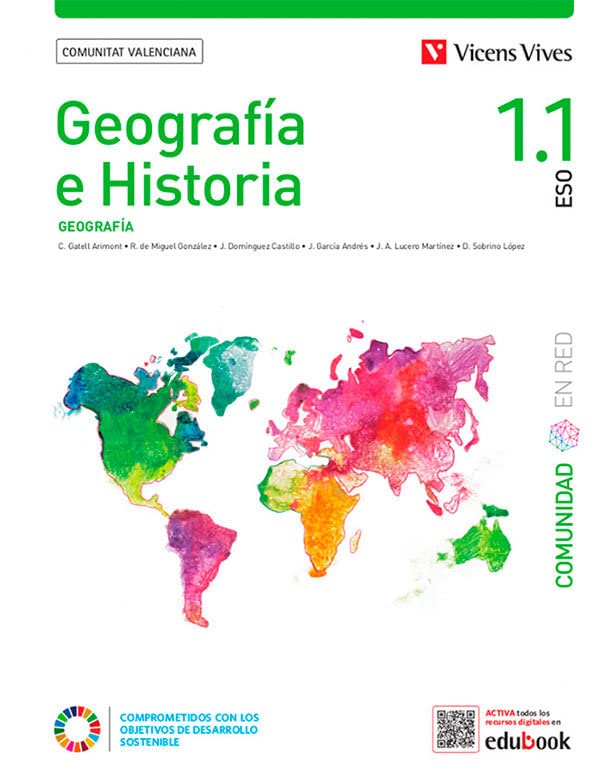 GEOGRAFIA E HISTORIA 1 (1.1-1.2) (COMUNIDAD EN RED). Comunitat Valenciana