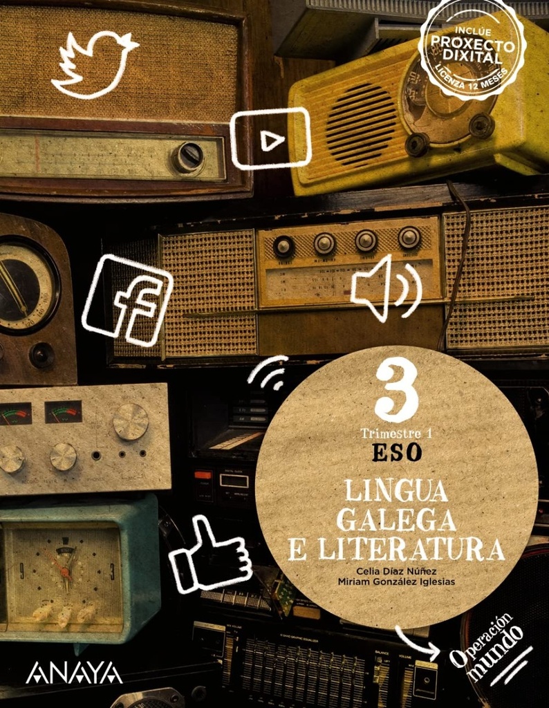 Lingua Galega e Literatura 3. (Operación Mundo)