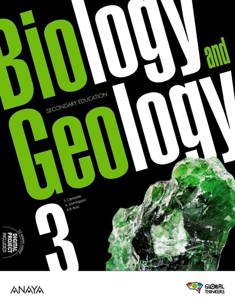 Biology and Geology 3. Student's Book (Global Thinkers)