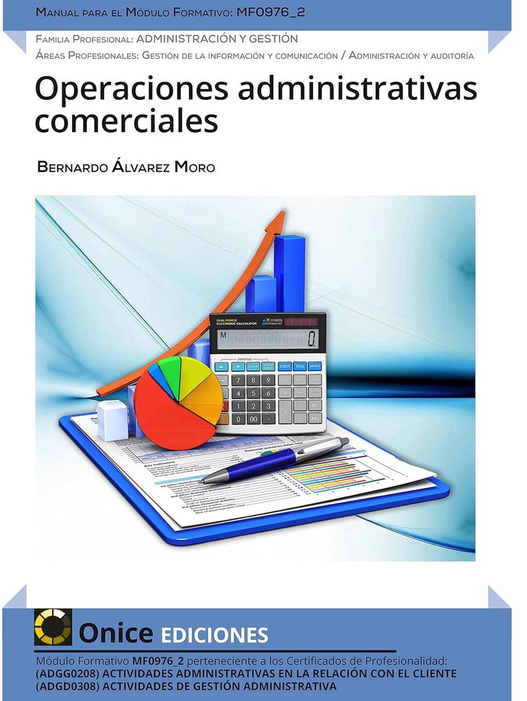 MF0976_2 OPERACIONES ADMINISTRATIVAS COMERCIALES: 1 (CERTIFICADOS DE PROFESIONALIDAD