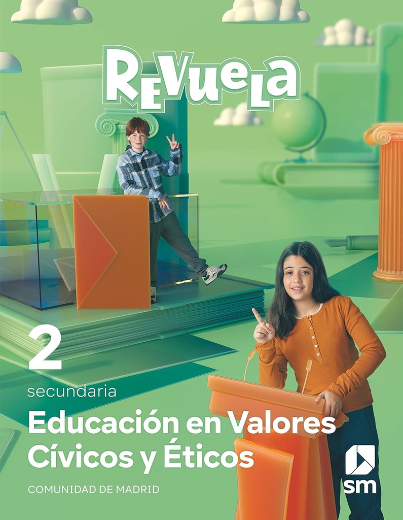 Educación en Valores Cívicos y Éticos. 1 y 2 Secundaria. Revuela. Comunidad de Madrid