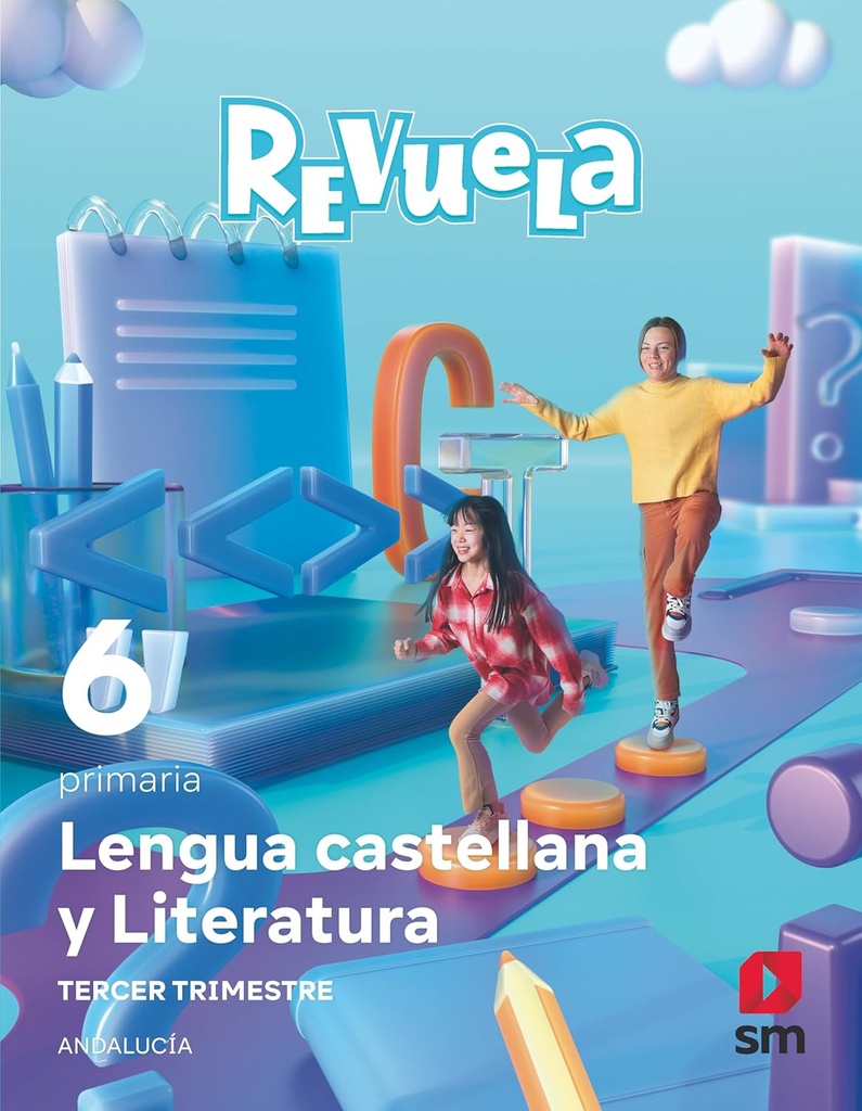 Lengua Castellana y Literatura . 6 Primaria. Trimestres. Revuela. Andalucía