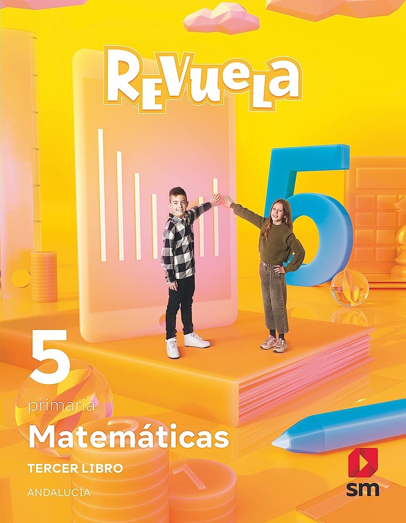 Matematicas. Trimestres tematicos. 5 Primaria. Revuela. Andalucia