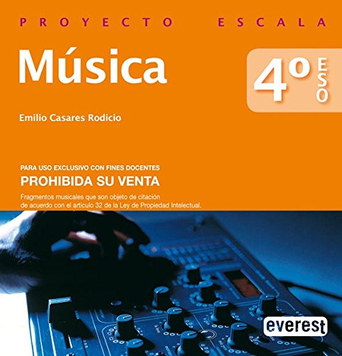 [9788424115494] Música 4º de ESO. Proyecto Escala