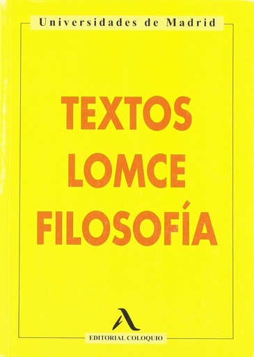 [9788478610662] TEXTOS LOMCE FILOSOFÍA