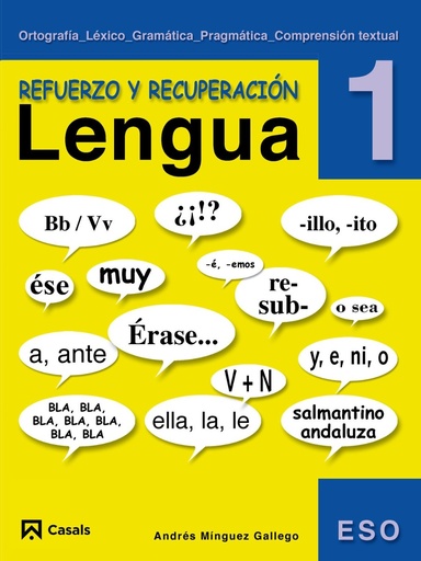 [9788421836613] Refuerzo y recuperación. Lengua 1 (Cuadernos ESO)