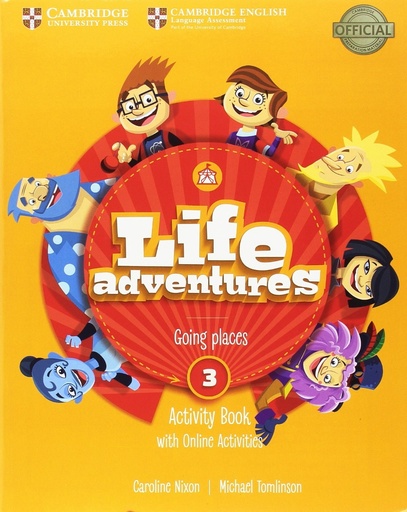 [9788490361764] Life Adventures. Activity Book with Home Booklet and Online Activities. Level 3