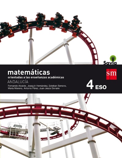 [9788467586367] Matemáticas orientadas a las enseñanzas académicas. 4 ESO. Savia. Andalucía