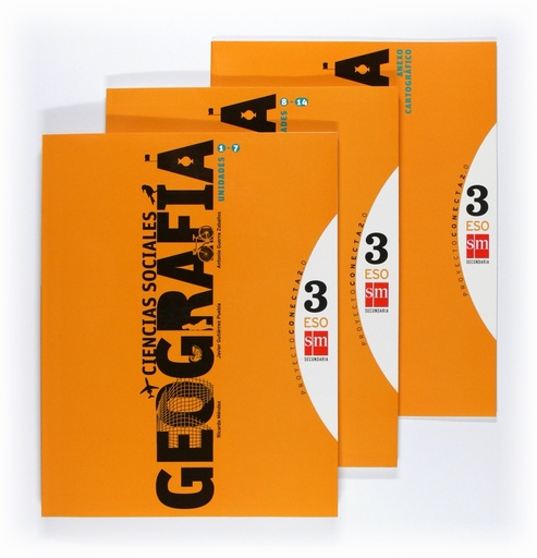 [9788467542929] Ciencias sociales, geografía. 3 ESO. Conecta 2.0. Trimestres