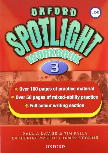 [9780194399111] Oxford Spotlight 3: Enhanced Workbook (Es)