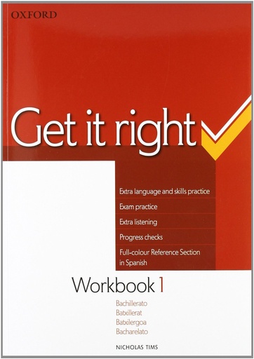 [9780194746038] Get It Right 1. Workbook