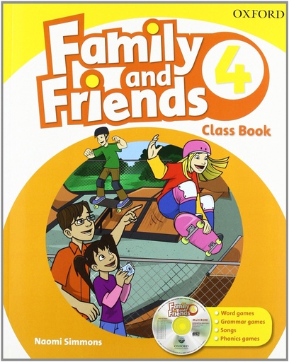 [9780194812511] Family & Friends 4. Class Book and Multi-ROM Pack
