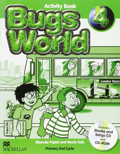 [9780230719286] Bugs world 4 (activity book)