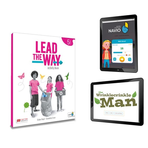 [9781380050090] LEAD THE WAY 5 Activity Book, eReader & Pupil's App: cuaderno de actividades impreso