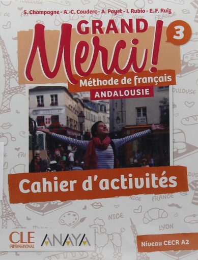 [9782090357400] Grand Merci! ANDALOUSIE 3. Cahier d'activités