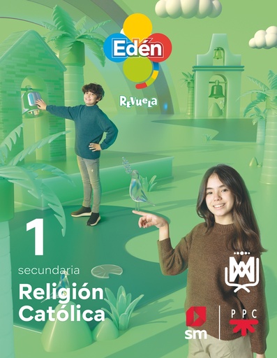 [9788411202541] Religión católica. 1 ESO Compañía de María. Edén. Revuela
