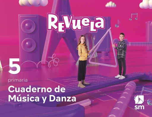 [9788413926582] Cuaderno de Música y Danza. 5 Primaria. Revuela