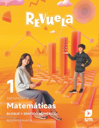 [9788413928586] Matemáticas. 1 Secundaria. Revuela. Región de Murcia