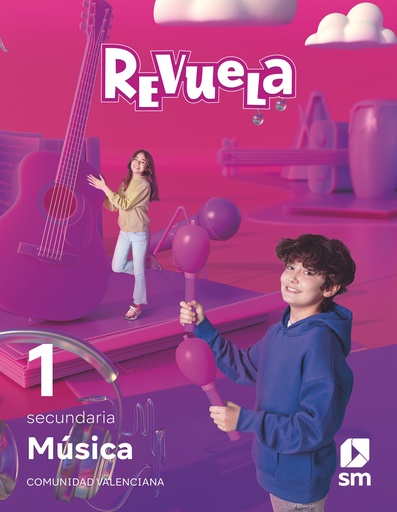 [9788413928715] Música. 1 Secundaria. Revuela. Comunidad Valenciana