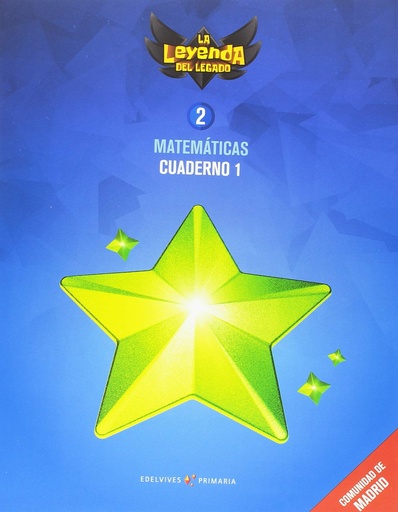 [9788414013953] Proyecto: La leyenda del Legado. Matemáticas 2 - Comunidad de Madrid : Cuaderno 1