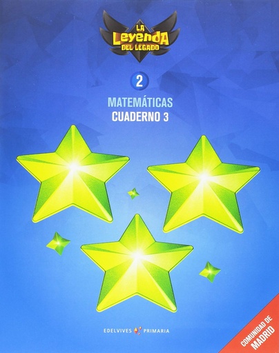 [9788414013977] Proyecto: La leyenda del Legado. Matemáticas 2 - Comunidad de Madrid : Cuaderno 3
