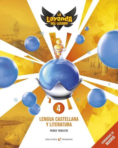 [9788414019504] Proyecto: La leyenda del Legado. Lengua castellana y Literatura 4 Madrid. Trimestres
