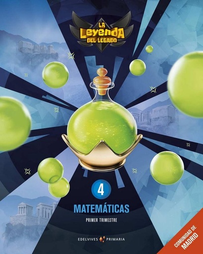 [9788414019573] MATEMÁTICAS 4º EDUCACION PRIMARIA LA LEYENDA DEL LEGADO ED 2019 MADRID