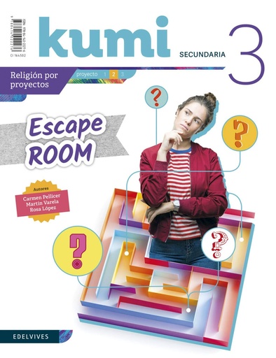 [9788414022276] Proyecto Kumi 3 ESO : Escape Room