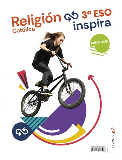 [9788414029596] Proyecto Inspira - Religión Católica 3 ESO. Ed. Andalucía