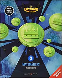 [9788414034507] Proyecto: La leyenda del Legado. Matemáticas 3. Comunidad de Madrid. Trimestres