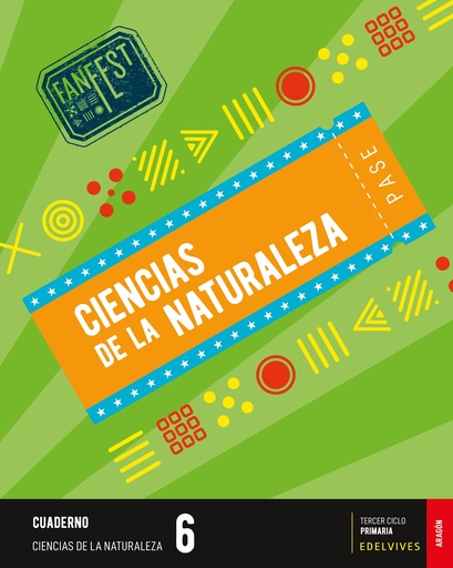 [9788414046494] Proyecto: FanFest. Ciencias de la Naturaleza 6 - Cuaderno [Aragón]