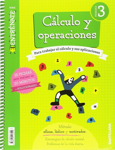 [9788414113554] CUADERNO CALCULO SERIE ENTRENATE 3 PRIMARIA